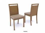 Conjunto Mesa de Jantar Seiva Diamante 616 com 06 Cadeiras 1.40 x 0.90 Retangular